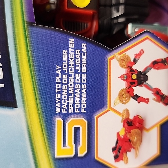 Transforming Robot Action Figures - Red and Grey - Picture 4 of 5